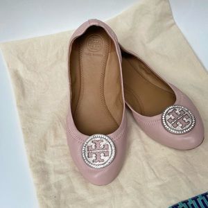 Tory Burch Minnie Travel Leather Ballet Flat - 6M